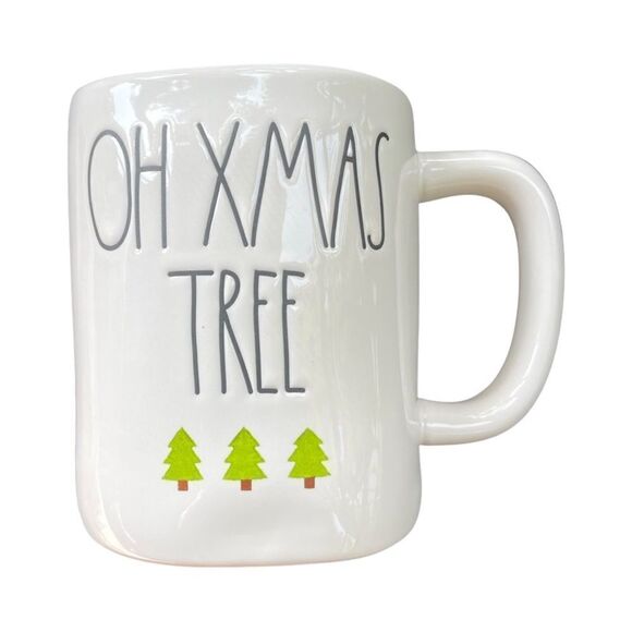 Rae Dunn Holiday Christmas Inspired Coffee Mug (OH XMAS TREE) NWOT - Picture 1 of 8